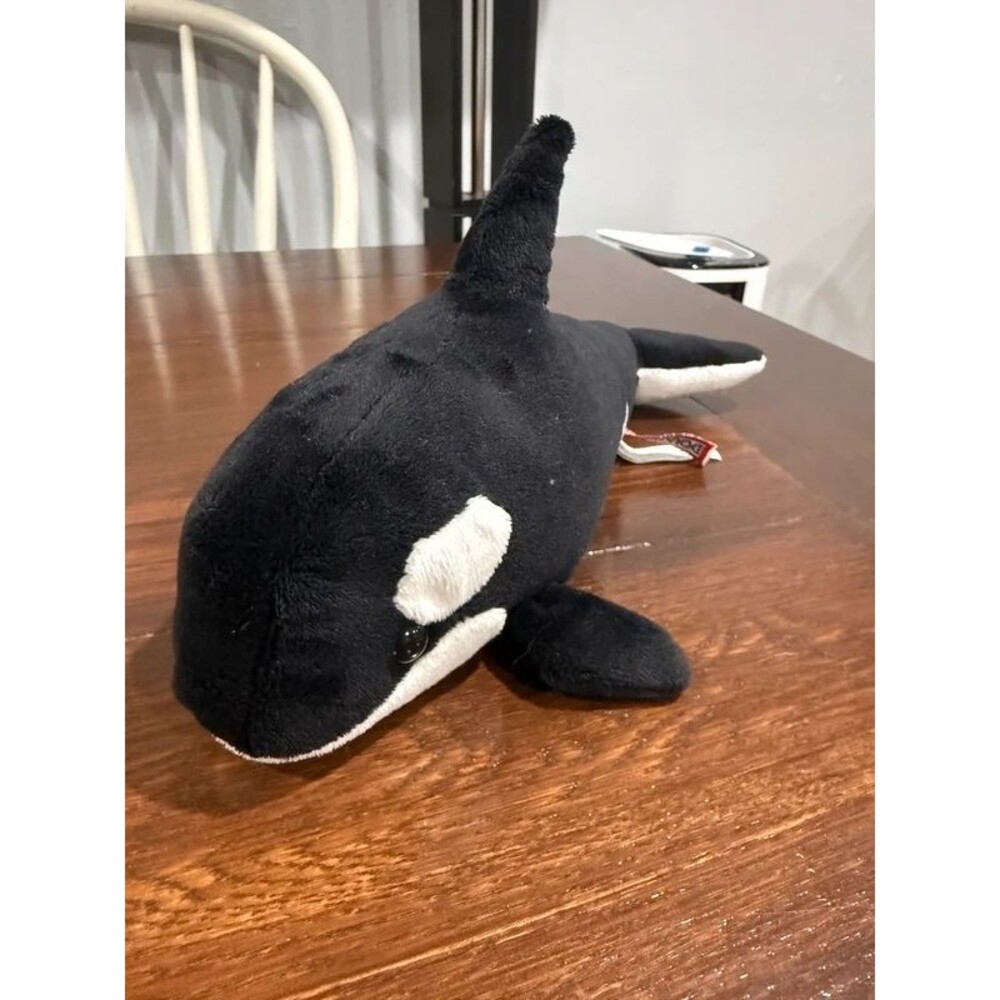 Douglas Spout Orca Whale Plush #3738 13” Killer Whale Black White 2022